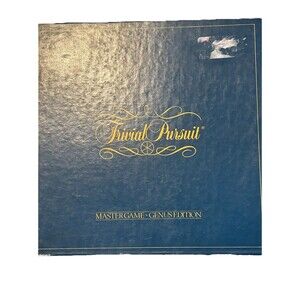 Original Trivial Pursuit Master Game Genus Edition Vintage 1981 Complete